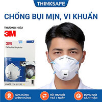 Khẩu trang 3m có van thở - Khẩu trang phòng dịch 3M 8822 đạt chuẩn N95 chống bụi, chống độc, Khẩu trang 3D mask chính hãng