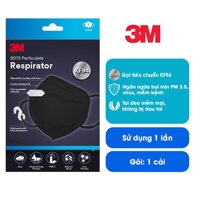 Khẩu Trang 3M KF94 9013 Trắng - Đen Gói 1 Cái - Đen