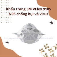 Khẩu trang 3M VFlex 9105 N95 chống bụi và virus