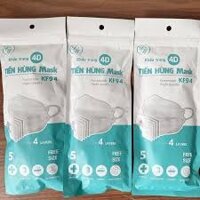 Khẩu trang 4D Kf94 TIẾN HÙNG MASK thùng 300 chiếc