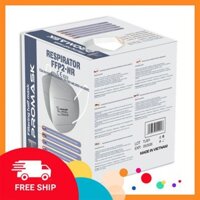 Khẩu trang 5 lớp FFP2 (N95) Thịnh Long - Tiêu chuẩn xuất khẩu Châu Âu,hộp 20 cái, màu trắng và đen