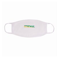 Khẩu Trang 5THEWAY Trắng aka 5THEWAY two-tone line LETTER MASK in WHITE - L