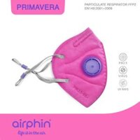 Khẩu trang Airphin FFP2 COMBI - size L - 10 màu - Primavera - hồng van tím