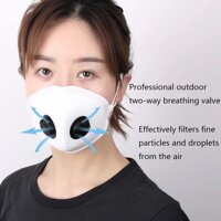 Khẩu trang Bộ Lọc Chống Khói Bụi PM 2.5 Mặt Nạ Có Van Thở Van Đôi cao cấp ( BẢO HÀNH 2 NĂM)