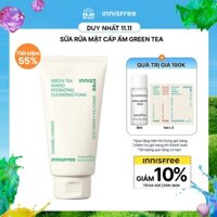 Khẩu trang cao cấp chất lượng dùng cho  Sữa rửa mặt dưỡng ẩm da innisfree Green Tea Amino Cleansing Foam 150g