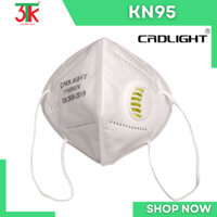 Khẩu trang CDRLIGHT KN95, Lọc 95% bụi sử dụng trong dệt may, phòng chống dịch có van 1 chiều