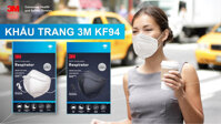 Khẩu trang chống bụi và kháng khuẩn 3M 9013 đạt chuẩn KF94 - Màu Trắng Hoặc Đen gói 1 cái - TRẮNG