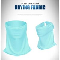 Khẩu trang chống nắng golf nữ WB003 - Chất liệu lụa lạnh thoáng khí, sợi siêu mịn Chống nắng và chống UV - xanh