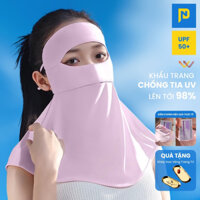 Khẩu Trang Chống Tia UV Chống Nắng 360 Full Face Mặt Cổ Nam Phương Vải UPF 50+ Thoáng Mát Quai Đeo Không Đau Tai
