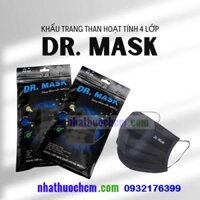 Khẩu trang DR. MASK than hoạt tính 4 lớp túi 10 cái