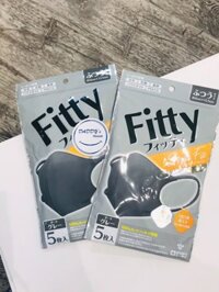 Khẩu trang Fitty - xám (5c)