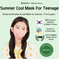 Khẩu Trang Hàn Quốc Làm Mát Mùa Hè Cho Thanh Thiếu Niên (10y ~ 19y / 25EA Trong 1 Hộp)
