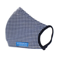 Khẩu Trang Karibon Cotton kẻ ca rô  - L