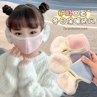 Khẩu trang kèm bịt tai cho bé