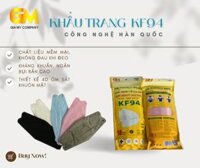 Khẩu trang KF94 Gia Mỹ bịch 10 cái  - Màu trắng