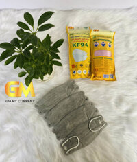 Khẩu trang KF94 Gia Mỹ bịch 10 cái  - XÁM