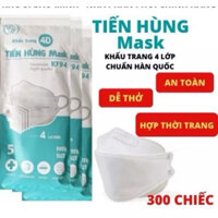Khẩu trang kf94 tiến hùng thùng 300 cái trắng