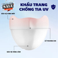 KHẨU TRANG MẶT NẠ CHE GÒ MÁ, CHỐNG TIA CỰC TÍM UPF50 MÃU MỚI - Màu ngẫu nhiên
