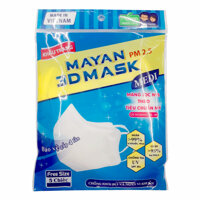 Khẩu Trang Mayan 3D Mask Chống Bụi PM 2.5 Gói 5 Miếng - Người Lớn
