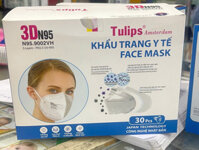 Khẩu trang N95 3D Tulips (không van)