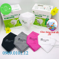Khẩu trang n95 có van thở SHB Pro Mask, Kn95 cao cấp 5 lớp kháng khuẩn chuẩn FFP2  - Đen có van - 1 hộp 10 cái