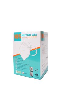 Khẩu trang N95 Huỳnh Gia trắng- đen 1 hộp 20 cái - TRẮNG - 1 HỘP