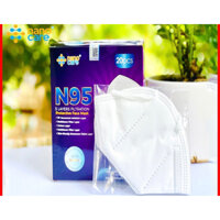 Khẩu trang N95 NanoCare không van, hộp 20 chiếc, siêu kháng khuẩn