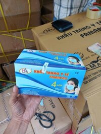 Khẩu trang Nam Anh 4 lớp FAMAPRO hộp 50 cái