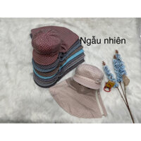 Khẩu trang nữ chống nắng của TvT ngẫu nhiên vải ca tê mẩu vành nhỏ - mũ chống nắng