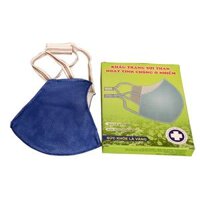 Khẩu trang than hoạt tính vải 3 lớp Sức Khỏe Là Vàng (qua gáy)