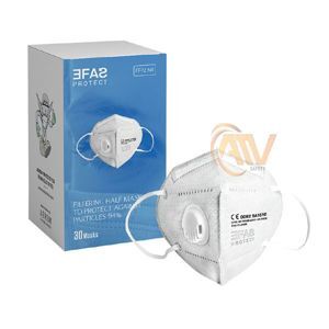 Khẩu trang trắng có van EFAS SA1510 (30 cái/ hộp)