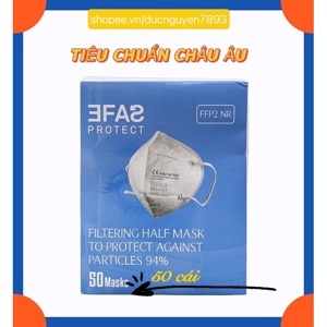 Khẩu trang trắng EFAS SA1500 (Đeo qua tai)