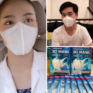 Khẩu trang trẻ em 3D Mask Tanaphar hộp 10 chiếc