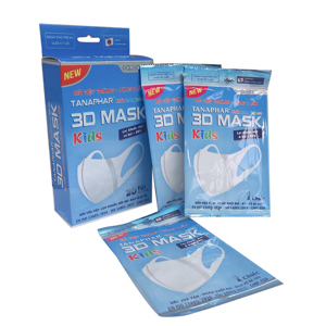 Khẩu trang trẻ em 3D Mask Tanaphar hộp 10 chiếc