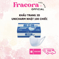 Khẩu trang unicharm Nhật Bản hộp 100 cái.