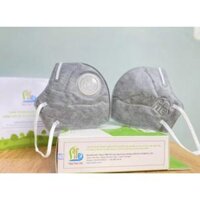 Khẩu trang vải kháng khuẩn nano bạc chất liệu cotton có nắp mũi Giangpkc đại lý - N96 cacbon