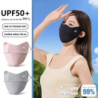 Khẩu trang vải NÂU ĐEN chống tia UV cao cấp