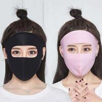 Khẩu trang vải Ninja chống nắng chống tia UV - Đen Xám Xanh đen
