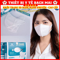 Khẩu Trang Y Tế 3D Mask Mạnh Khuyên, 3 Lớp Kháng Khuẩn - Hộp 100 Chiếc