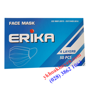 Khẩu trang y tế 4 lớp erika hộp 50 cái