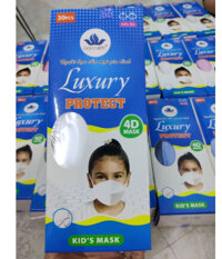 Khẩu trang y tế 4 lớp KF94 SEN VIỆT GREEN LIFE kháng khuẩn cao cấp - 4D LUXURY SEN VIET GREEN LIFE - SEN VIỆT TRẺ EM MÀU HỒNG