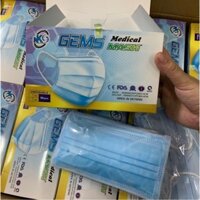 Khẩu Trang Y Tế 4 Lớp Kháng Khuẩn GEMS Medical (Hộp 50 Cái)