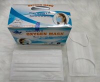 Khẩu trang y tế 4 lớp kháng khuẩn OXYGEN MASK SEN VIỆT GREEN LIFE đủ các màu xanh, trắng, xám, hồng, đen - TRẮNG