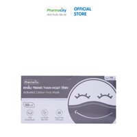 Khẩu trang y tế 4 lớp than hoạt tính Pharmacity lọc khuẩn trên 99 - Hộp 50 cái