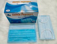 Khẩu trang y tế 4 lớp vải SMS kháng khuẩn GREEN LIFE SEN VIỆT đủ các màu xanh, trắng, xám, hồng, đen - SUPER PROTECT