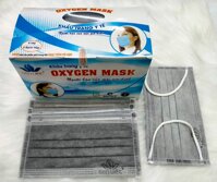 Khẩu trang y tế 4 lớp vải SMS kháng khuẩn GREEN LIFE SEN VIỆT đủ các màu xanh, trắng, xám, hồng, đen - OXYGEN MASK XÁM