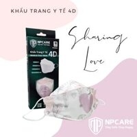 Khâu trang y tê 4D KF94 NPCARE Sharing Love H10c