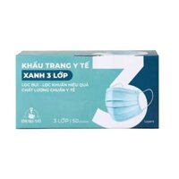 Khẩu trang y tế Bông Bạch Tuyết 3 lớp (50 cái/hộp)