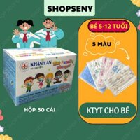 Khẩu trang y tế cho bé trẻ em hộp 50 cái cao cấp Khánh An - Gấu trúc