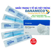 Khẩu trang y tế Danameco (3 lớp, tiệt trùng)
